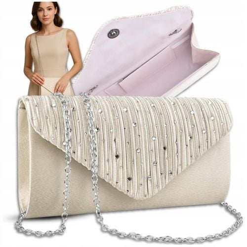 Torebka Kopertówka Błyszcząca Wizytowa Wieczorowa na ramię damska elegancka na Arena.pl