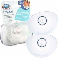 Canpol babies silikonowe osłonki piersi na sutki Rozmiar: M/L EasyStart 2 szt.