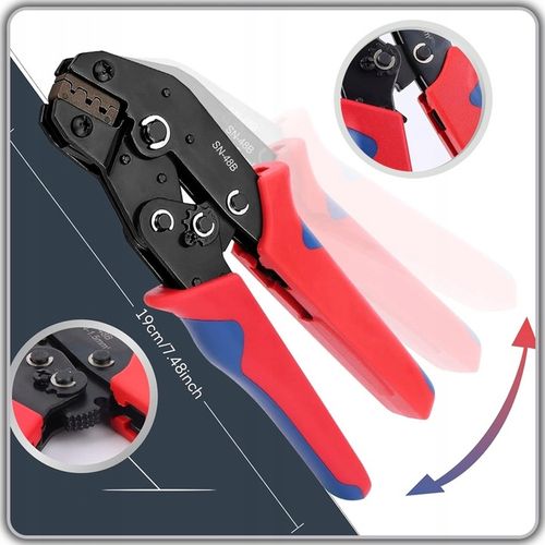 ZACISKARKA RĘCZNA DO KONEKTORÓW NIEIZOLOWANYCH SN-48B na Arena.pl