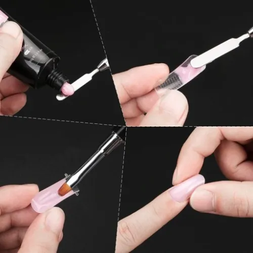 ZESTAW ACRYLGEL POLY AKRYLOŻEL 30ML TIPSY DUAL na Arena.pl