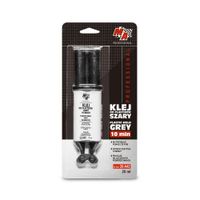 klej do spawania plastiku 10 minut szary 25ml - bis 20-a42