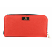 P-02 Portfel skórzany Korona - czerwony KEMER