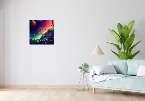 Obraz 50x50cm Kalejdoskop Galaktyk na Arena.pl