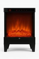 Kominek stojący z funkcją grzewczą elektryczny SilverCrest czarny 1500 W