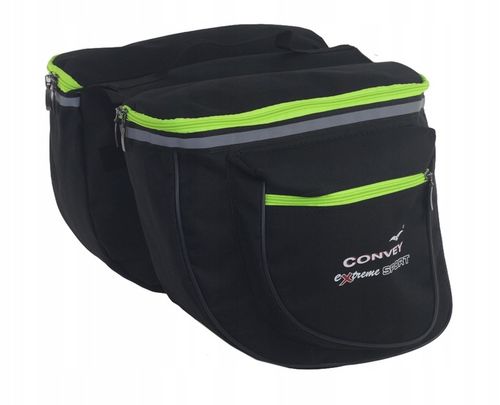 Torba rowerowa na bagażnik Sakwa dwie komory Codura Produkt Polski Convey na Arena.pl