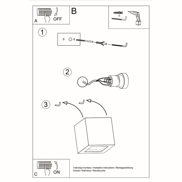 Kinkiet ceramiczny LEO czarny zdjęcie 5