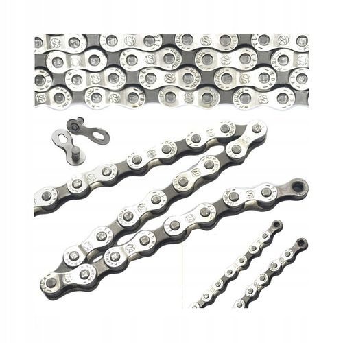 Łańcuch rowerowy 7 8 rzędowy 116 ogniw do roweru MTB 1/2x3/32 nowy na Arena.pl