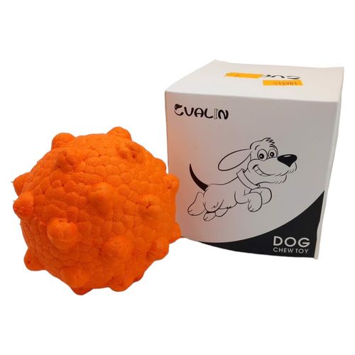 Piłka gryzak zabawka dla psa trwała pomarańczowa na Arena.pl
