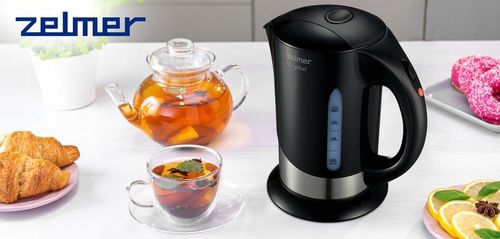 CZAJNIK ELEKTRYCZNY ZELMER BEZPRZEWODOWY STAL NIERDZEWNA DUŻY 1,7L 2200W na Arena.pl