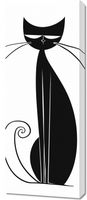Obraz 40x100cm Czerń Kocicy
