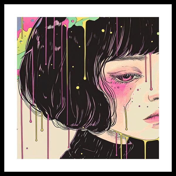 Plakat 50x50cm Strugi Kolorów zdjęcie 3