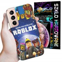 ETUI DO SAMSUNG S22 - ROBLOX DZIECIECE WZORY SUPER MARIO + SZKŁO
