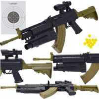 KARABIN PISTOLET NA KULKI BB CELOWNIK LASER REPLIKA GRANATNIK BROŃ ZABAWKA
