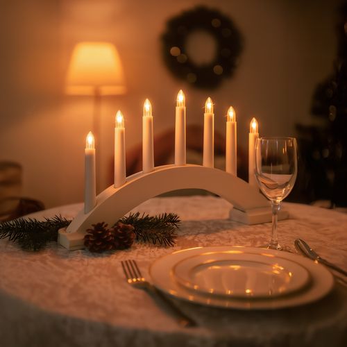 świecznik adwentowy 7 led świąteczny latarenka święta timer baterie jumi na Arena.pl