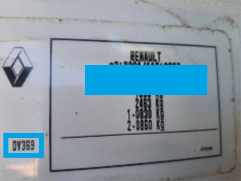 lakier zaprawka + bezbarwny zaprawkowy renault dv369 blanc glacier na Arena.pl