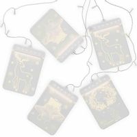 LEDPL/AH/REINDEERSMESS/RECT/SET/5PCS