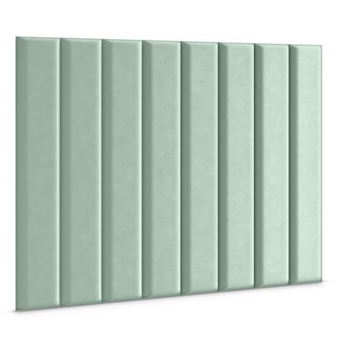 PANEL TAPICEROWANY MIĘTOWY WEZGŁOWIE 3D 90cm x 15cm na Arena.pl