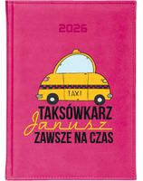 Stylowy kalendarz TAKSÓWKARZA A5 2026 TYGODNIOWY terminarz PREZENT