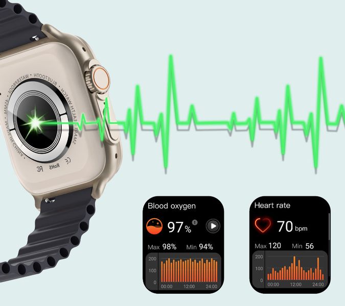 SMARTWATCH UNISEX Rubicon RNCF17 - BLUETOOTH CALL, ŁADOWANIE BEZPRZEWODOWE (sr059b) zdjęcie 6