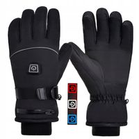 RĘKAWICE Podgrzewane USB Wodoodporne REGULOWANE
