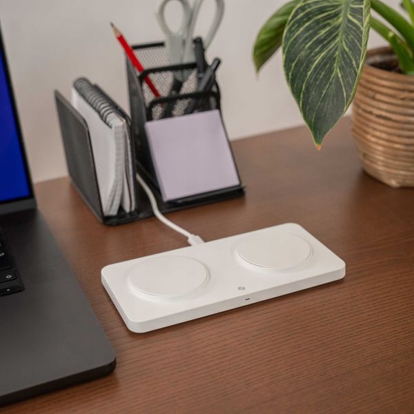 Spacecase Wireless Dual Charger Magcharge Wm3W White zdjęcie 6