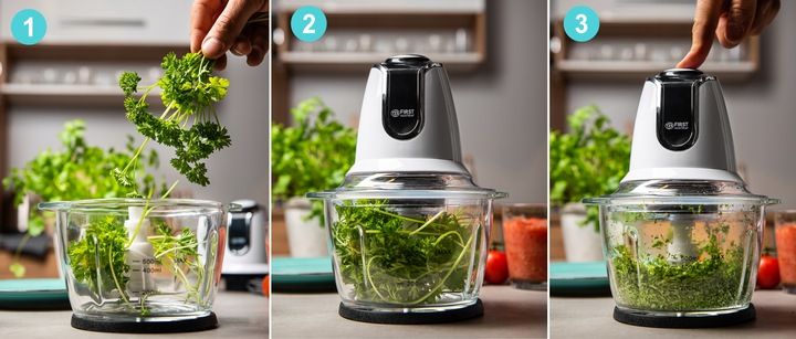 Rozdrabniacz SIEKACZ 1200 ml 4 NOŻE FIRST AUSTRIA zdjęcie 8