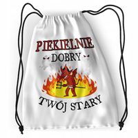 Plecak Dla Twojego Starego Sportowy Szkolny Worek Z Nadrukiem Ze Zdjęciem