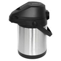Termos konferencyjny z pompką Stellan 2500 ml srebrny stal nierdzewna
