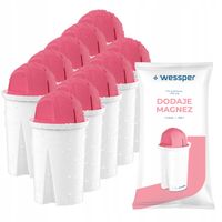 10x filtr Wessper aquaclassic MG+ do dzbanka szklanego Wessper Borosilicate