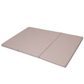 materac gimnastyczny Satellite PU 150x100x5 cm - trzyczęściowy beżowy