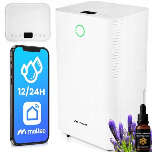 WYDAJNY OSUSZACZ POWIETRZA POCHŁANIACZ WILGOCI CICHY WiFi TIMER na Arena.pl