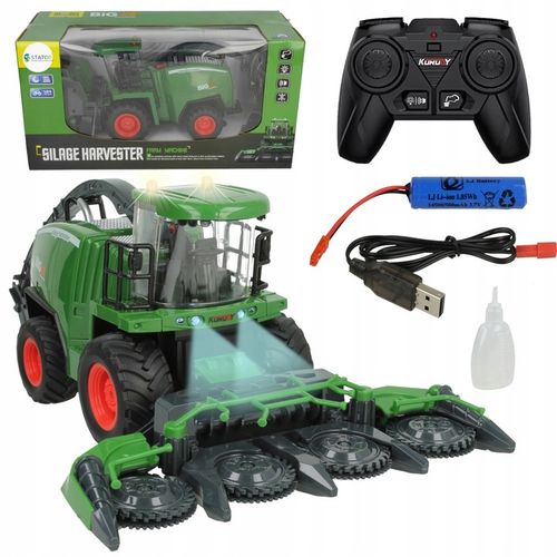 Zdalnie Sterowany Kombajn Ruchome Elementy Świeci DYM Prezent dla 5 6 Latka na Arena.pl