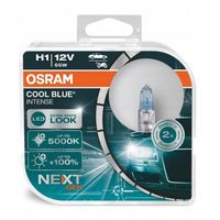 ŻARÓWKI H1 OSRAM COOL BLUE INTENSE 5000K 12V 55W MOCNE ŚWIATŁO +100% 2SZT.