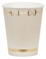 Kubeczki Strzemiona, beż, 220 ml, 6szt