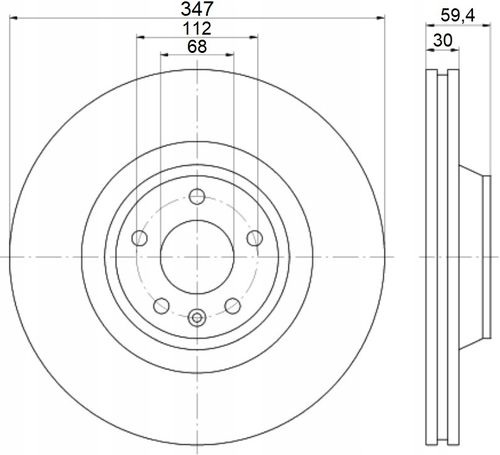TARCZA HAM PRZOD 347X30 V MIKODA na Arena.pl
