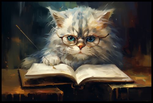 Plakat 91,5x61cm Ucz Się Ucz na Arena.pl