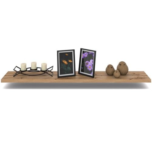 PÓŁKA ŚCIENNA WISZĄCA 100 CM DĄB WOTAN WKRĘT NIEWIDOCZNY WSPRONIK na Arena.pl