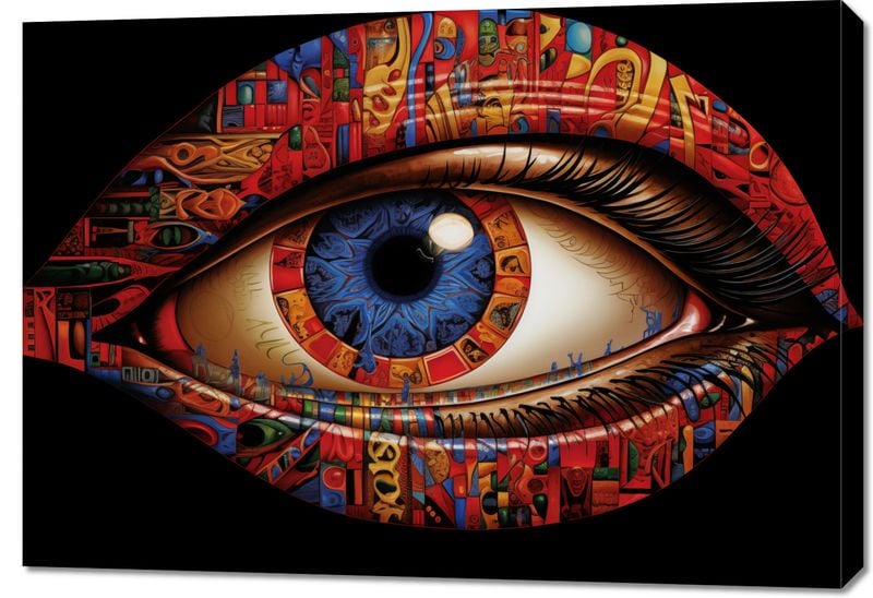 Obraz 100x70cm W Oku Obserwatora zdjęcie 1