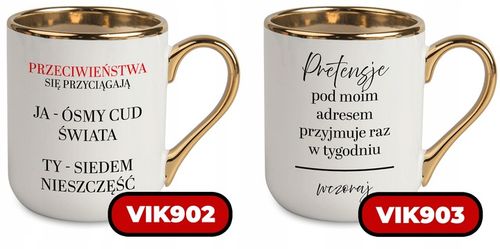 KUBEK ELEGANT PREZENT DLA KOLEŻANKI KOLEGI DO PRACY JESTEŚ ŚLICZNA WZORY na Arena.pl