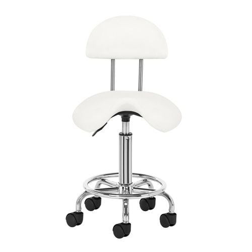 Taboret kosmetyczny 6001 biały na Arena.pl