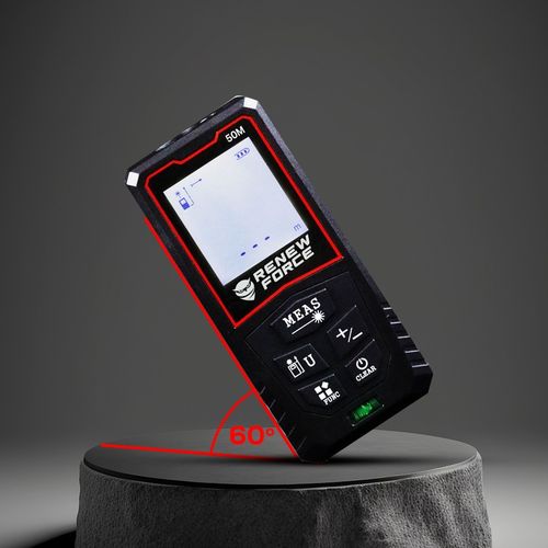 Dalmierz Laserowy MIERNIK ODLEGŁOŚCI Cyfrowy 50M Poziomica ORYGINALNY na Arena.pl