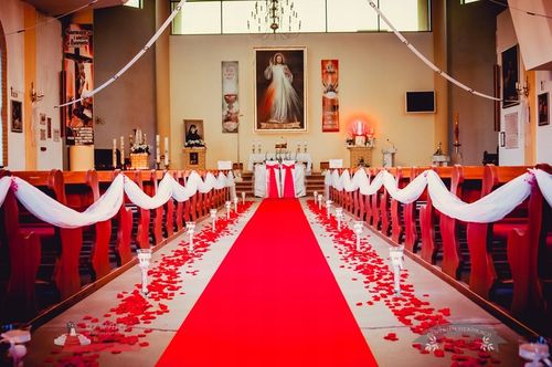 czerwony dywan na ślub, galę, event, chodnik, szer. 1m STANDARD na Arena.pl