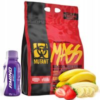 MUTANT MASS 6800g GAINER MASA WPC WPI | Truskawka-Banan