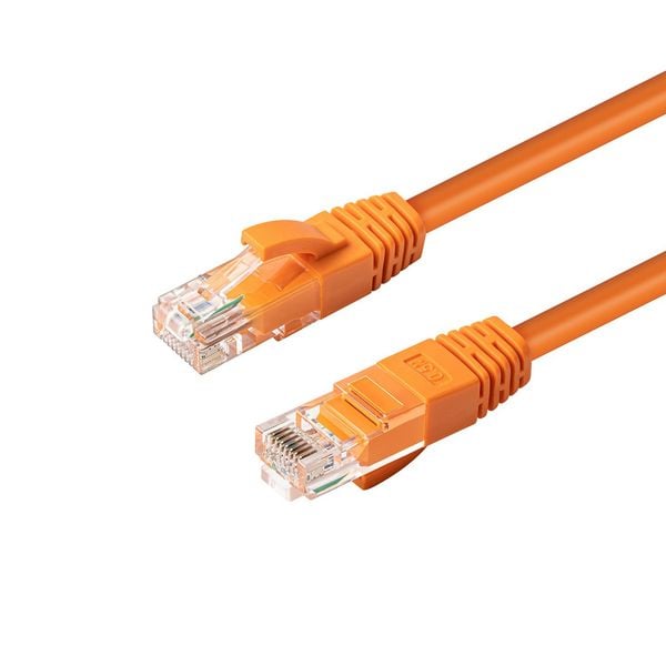 MicroConnect CAT6A UTP 0.5m Orange LSZH zdjęcie 1