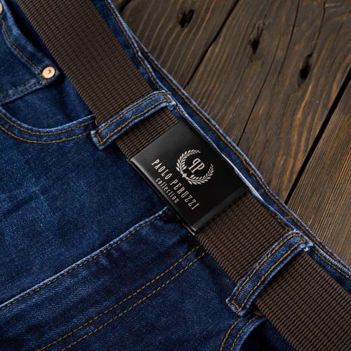 pasek parciany paolo peruzzi modny brązowy pw-26-125 na Arena.pl