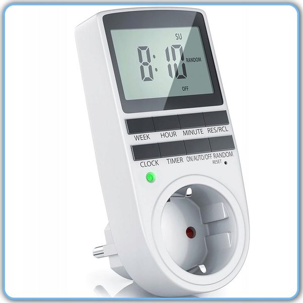 PROGRAMATOR CZASOWY TIMER WŁĄCZNIK WYŁĄCZNIK PRĄDU ENERGOOSZCZĘDNY CYFROWY zdjęcie 8