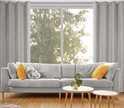 Zasłona gotowa na przelotkach ROMA 140x250 Eurofirany beżowa hygge na Arena.pl