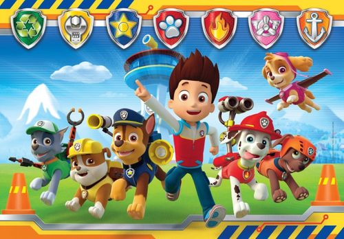 Puzzle 104 elementów Super Kolor Psi Patrol na Arena.pl