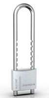 kłódka aluminiowa z reg. pałąkiem kap s50 h60-150 - mp klo 62770