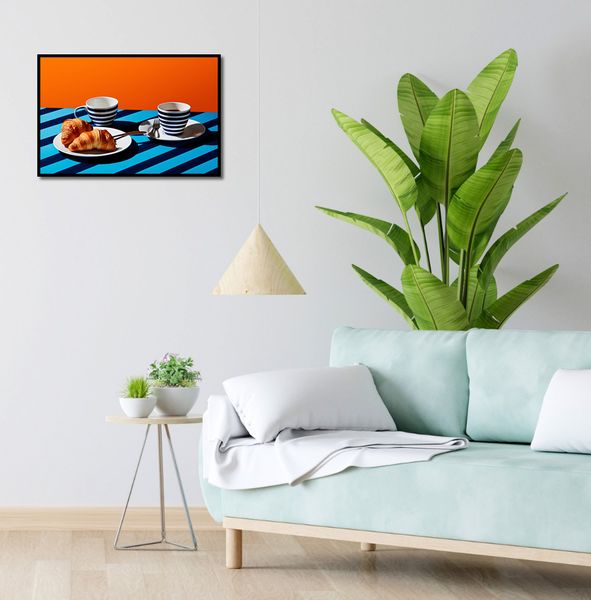 Plakat 60x40cm Croissanty zdjęcie 4